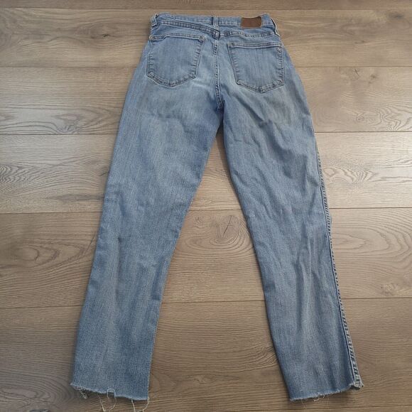 Madewell Jeans Women 25 Blue Skinny Distressed Normcore Bikercore Casual Grunge - Picture 2 of 9